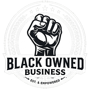 Black Owned Business Logo.